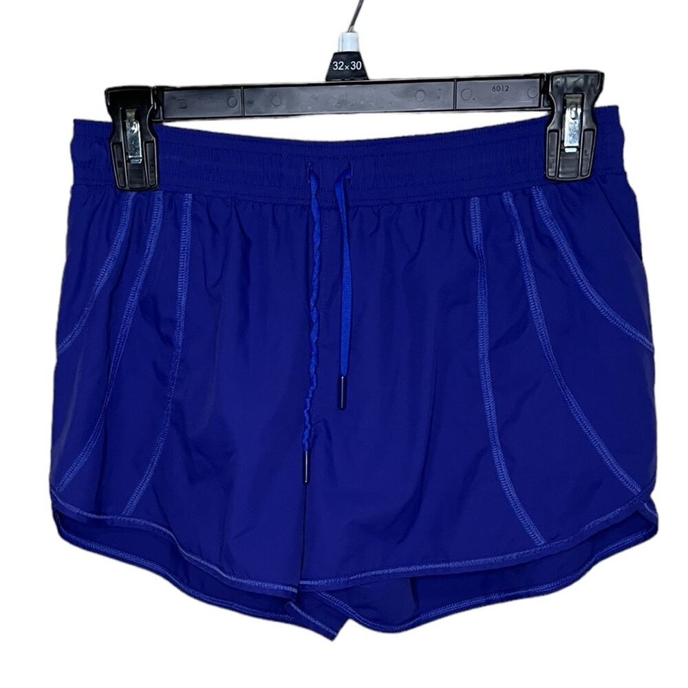ATHLETA Record‎ Time Purple Blue Running Shorts Size XSmall